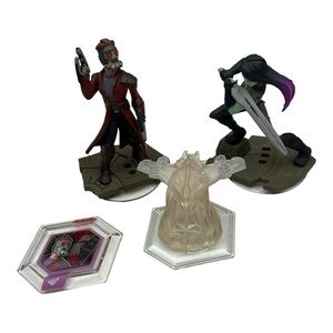 Disney Infinity 2.0 Guardians of the Galaxy Gamora Star-Lord Milano Ship Figures